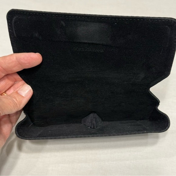 Dolce & Gabbana Black Fabric Eyeglass Case - Picture 4 of 6